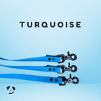 Turquoise biothane dog leash | Laisse en biothane Turquoise. Meilleure laisse pour chien en biothane au canada