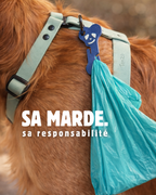 Hands-Free Dog Poop Bag Clip | Leash Attachment | Made in Canada | Tanzo