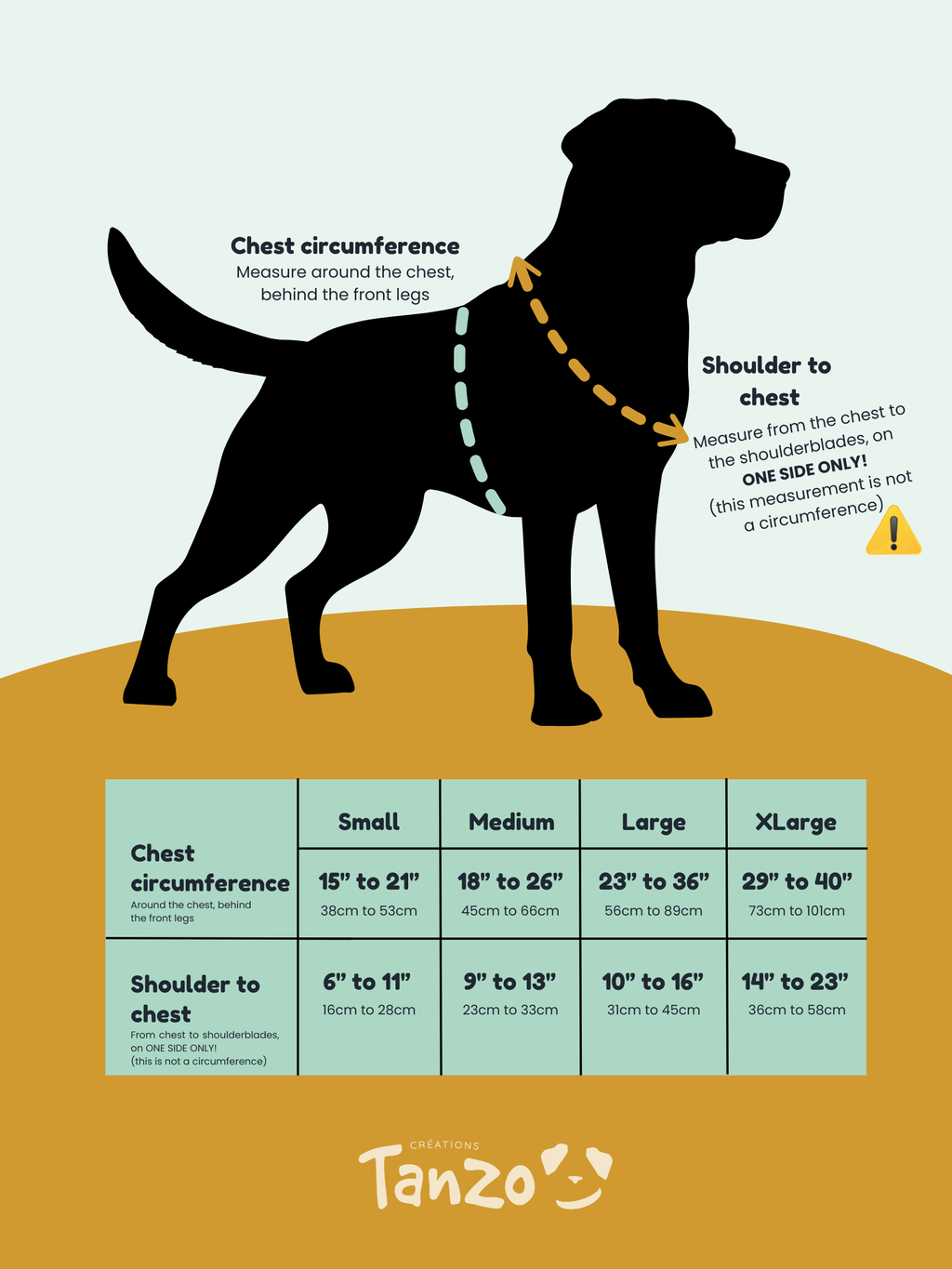 Harnais pour chien en biothane ajustable