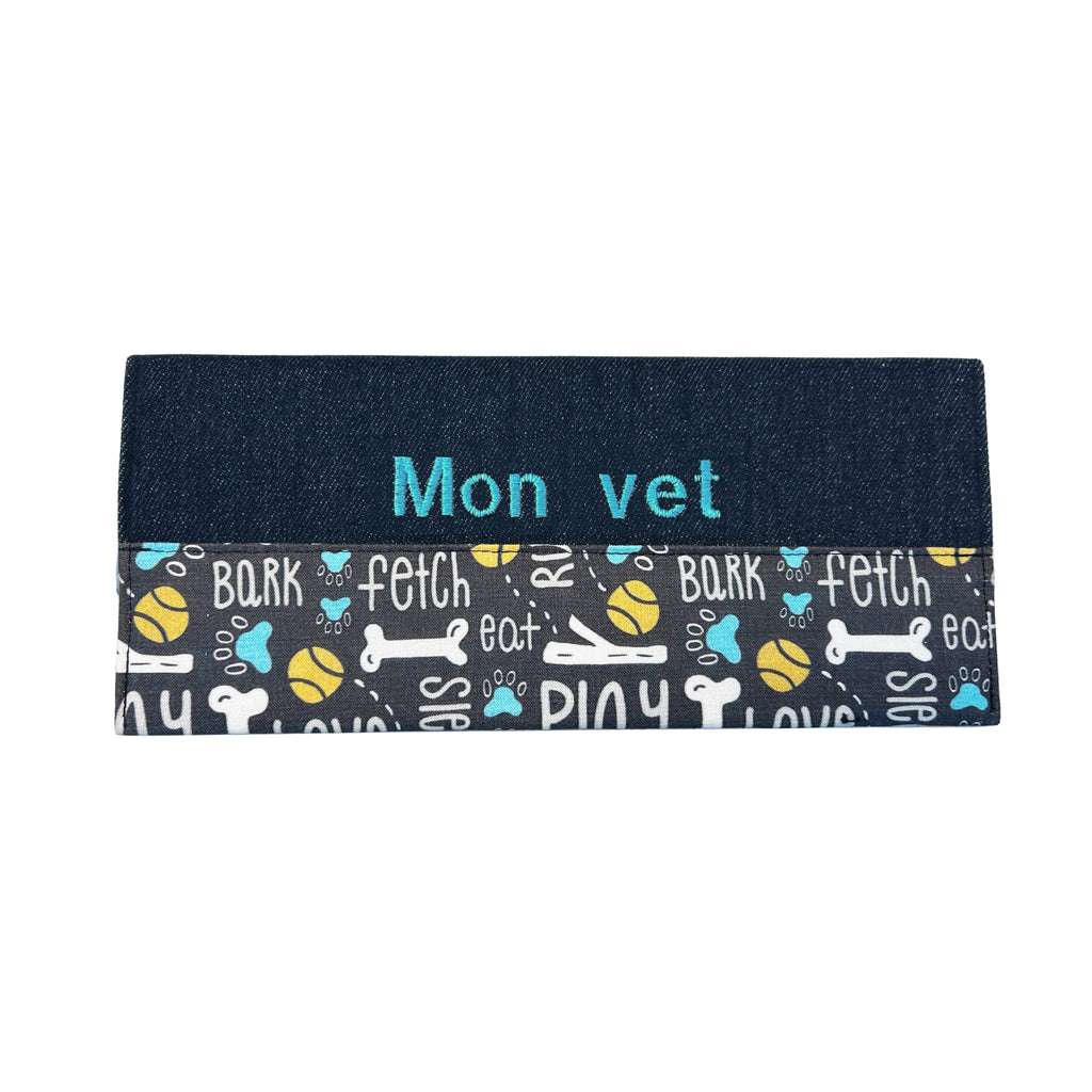 Blue Pet Love Vaccination Booklet Cover by Lolikö 