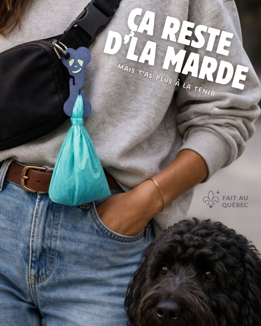 Dog Poop bag holder 