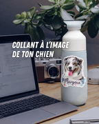 Ensemble d’autocollants personnalisés de ton chien
