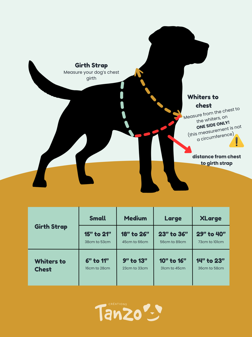 Harnais pour chien en biothane ajustable