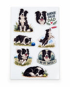 Autocollants Border Collier | Dog Mom & Dog Dad | Faits au Québec