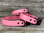collier chien rose