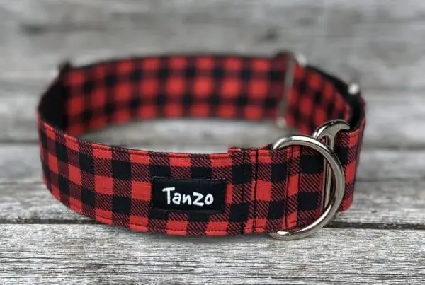 Collier, carreaux rouges et noirs – Image 4