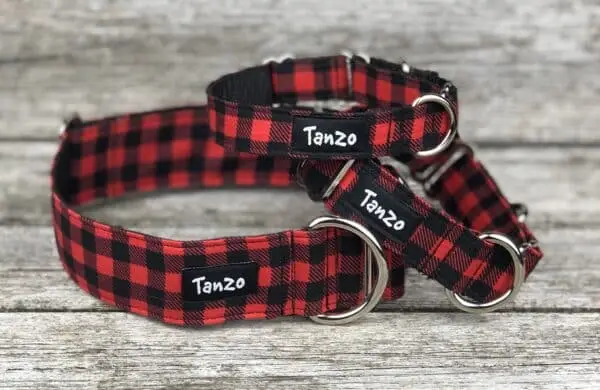 Collier, carreaux rouges et noirs – Image 5