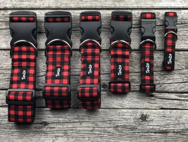 Collier, carreaux rouges et noirs – Image 3