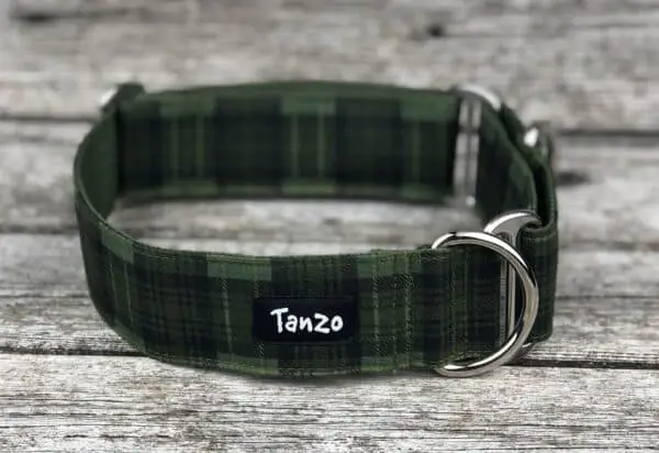 Collier, carreaux vert forêt – Image 2