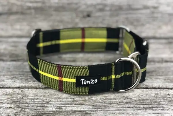 Collier, carreaux noir et jaune – Image 4