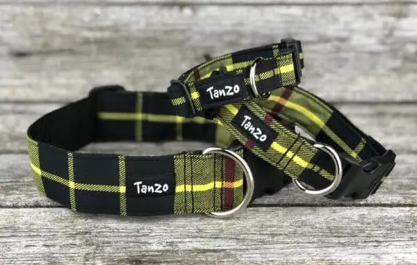 Collier, carreaux noir et jaune – Image 2
