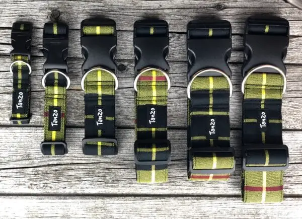 Collier, carreaux noir et jaune – Image 3