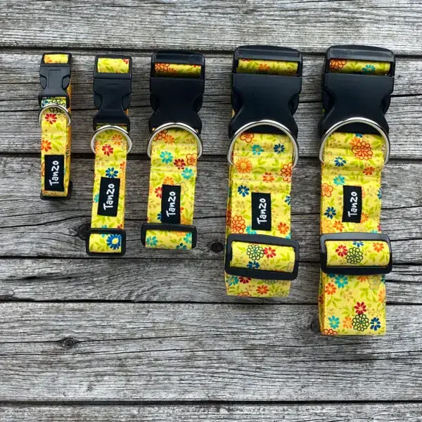 Collier, fleurs jaunes – Image 3