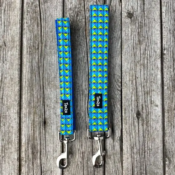 Laisse, carreaux turquoises – Image 2