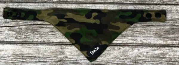 Foulard pour chat, camouflage foncé – Image 2