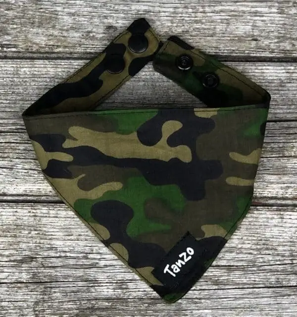 Foulard pour chat, camouflage foncé – Image 3