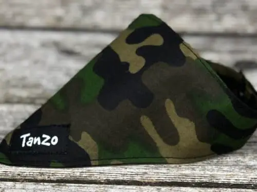 Foulard pour chat, camouflage foncé