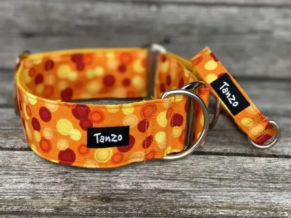 Collier, ronds orange – Image 5