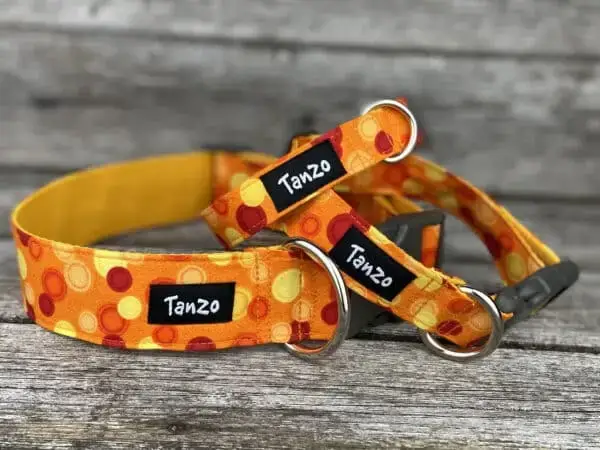 Collier, ronds orange – Image 2