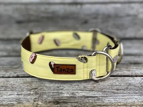 Collier, beignes fond jaune – Image 4