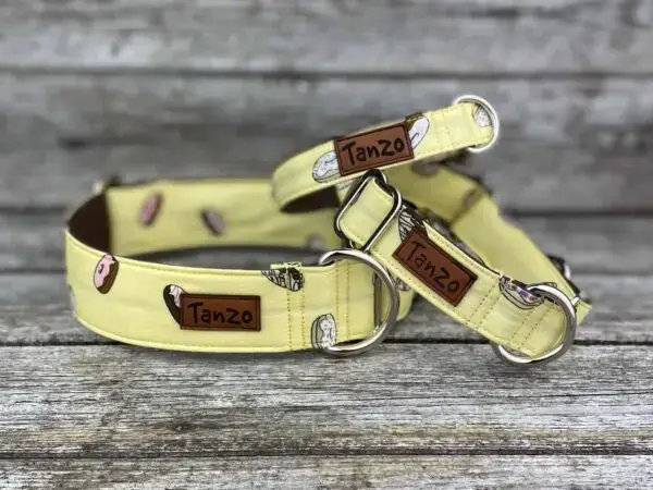 Collier, beignes fond jaune – Image 5