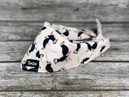 Foulard pour chien, macareux moine