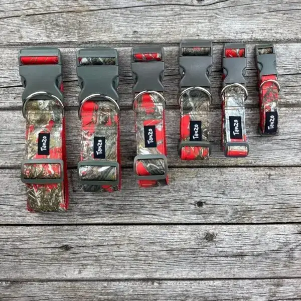 Collier, camouflage rouge – Image 3