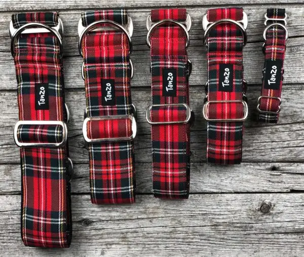 Collier, tartan rouge – Image 6
