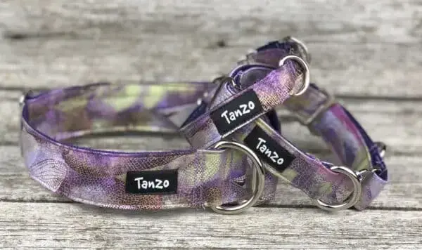 Collier, fleurs mauve – Image 5