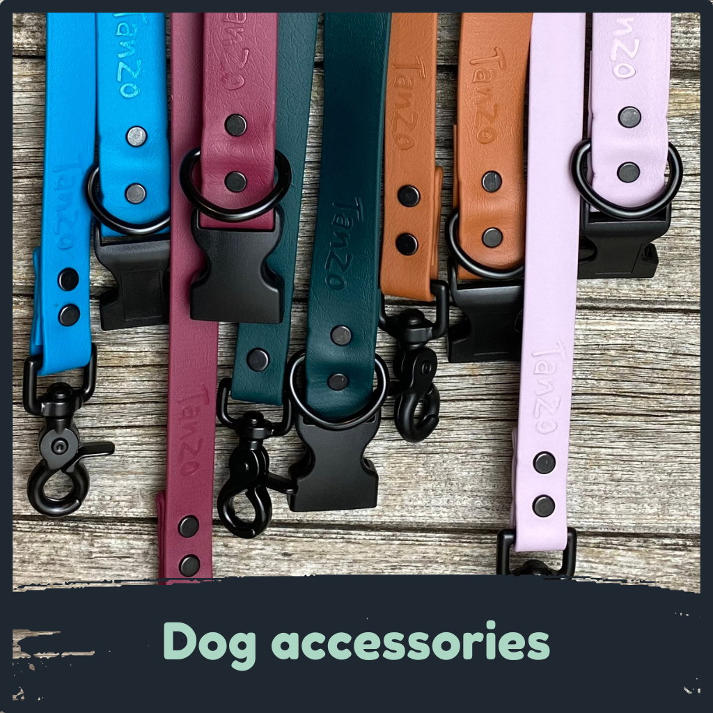 Leash in BioThane®️, neon yellow - Créations Tanzo
