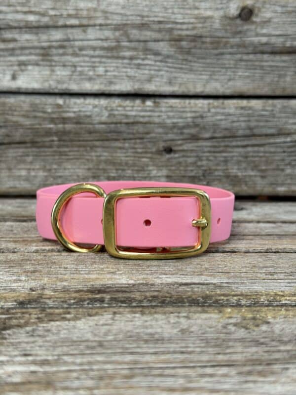 Collier en BioThane®️, rose pâle - Image 5