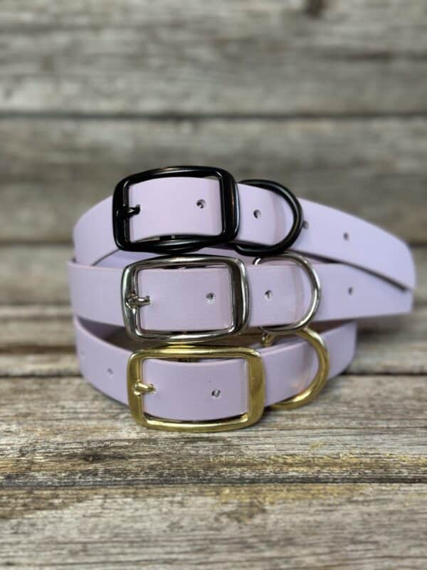 Collier pour chien en biothane robuste, stylé - Lavande Tanzo