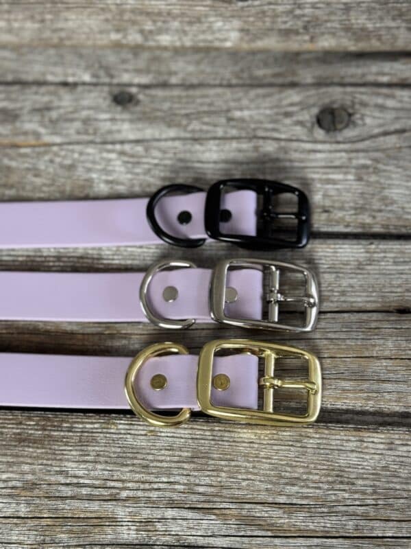 Collier pour chien en biothane robuste, stylé - Lavande Tanzo