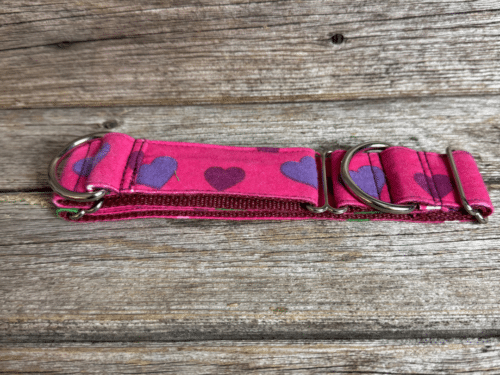 Collier Martingale pour chien, personnalisable pour la St-Valentin