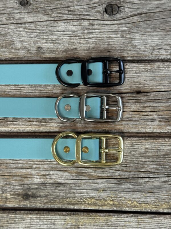Collier en BioThane, bleu nordique – Image 3